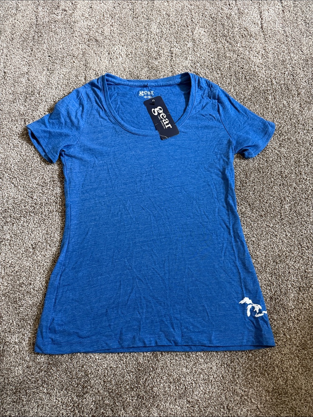 Gear For Sports Women's Scoop Neck Tee - Royal Blue